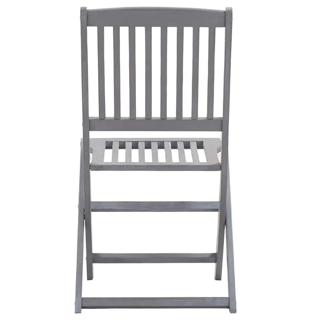 5-Piece Grey Outdoor Dining Set for Gatherings