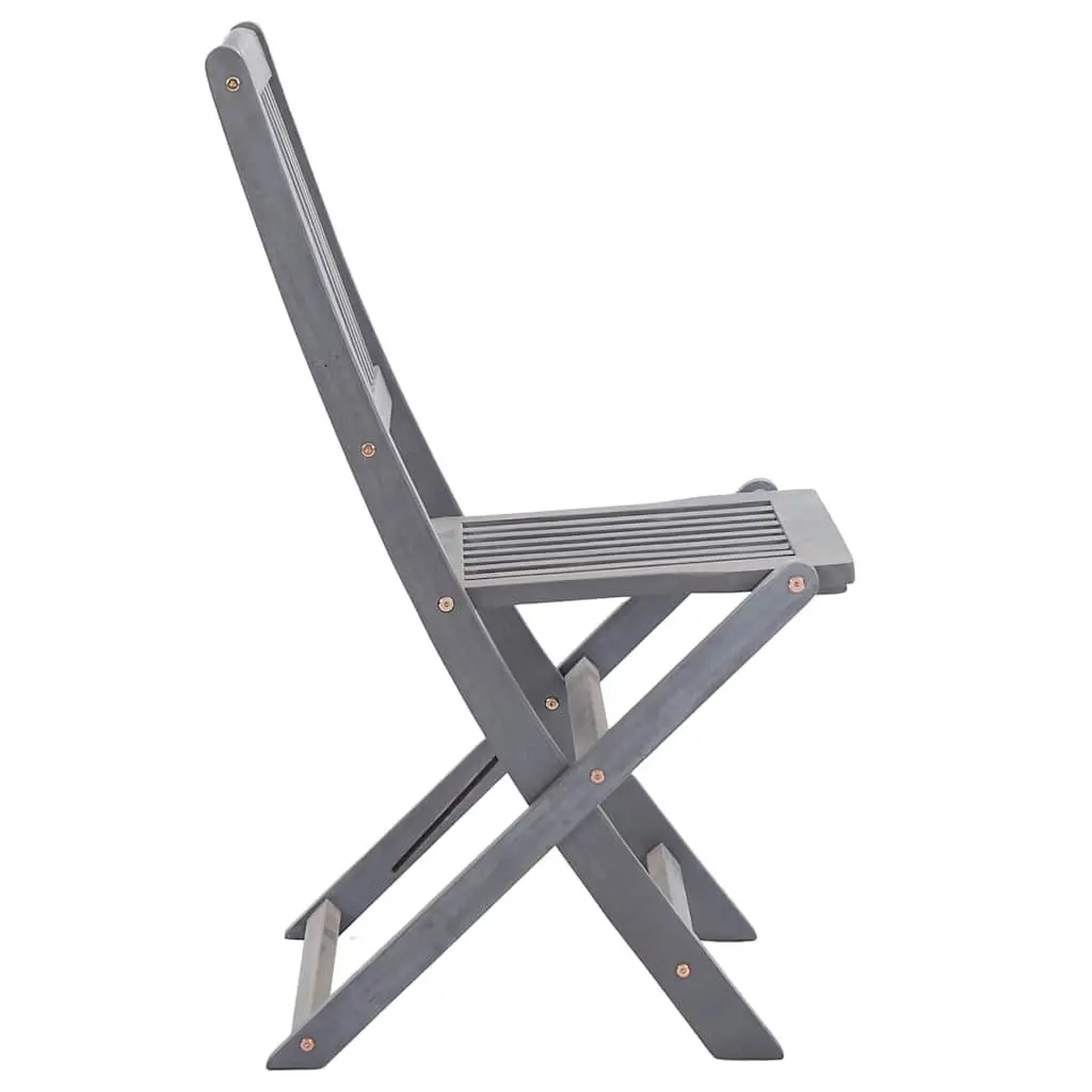 5-Piece Grey Outdoor Dining Set for Gatherings