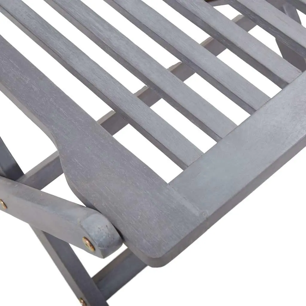 5-Piece Grey Outdoor Dining Set for Gatherings