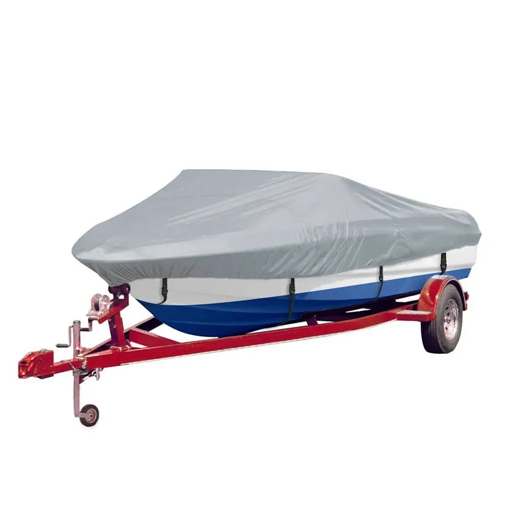 Boat Storage Cover 2 Pack Grey 610-671cm Length 254cm Width Heavy Duty