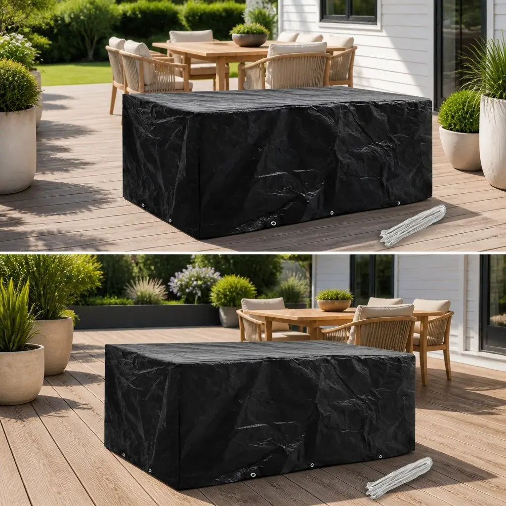 Protection with 2pc Garden Furniture Covers