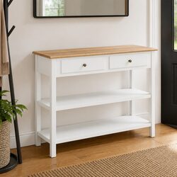 Warm and Practical White Sideboard with Ample Storage