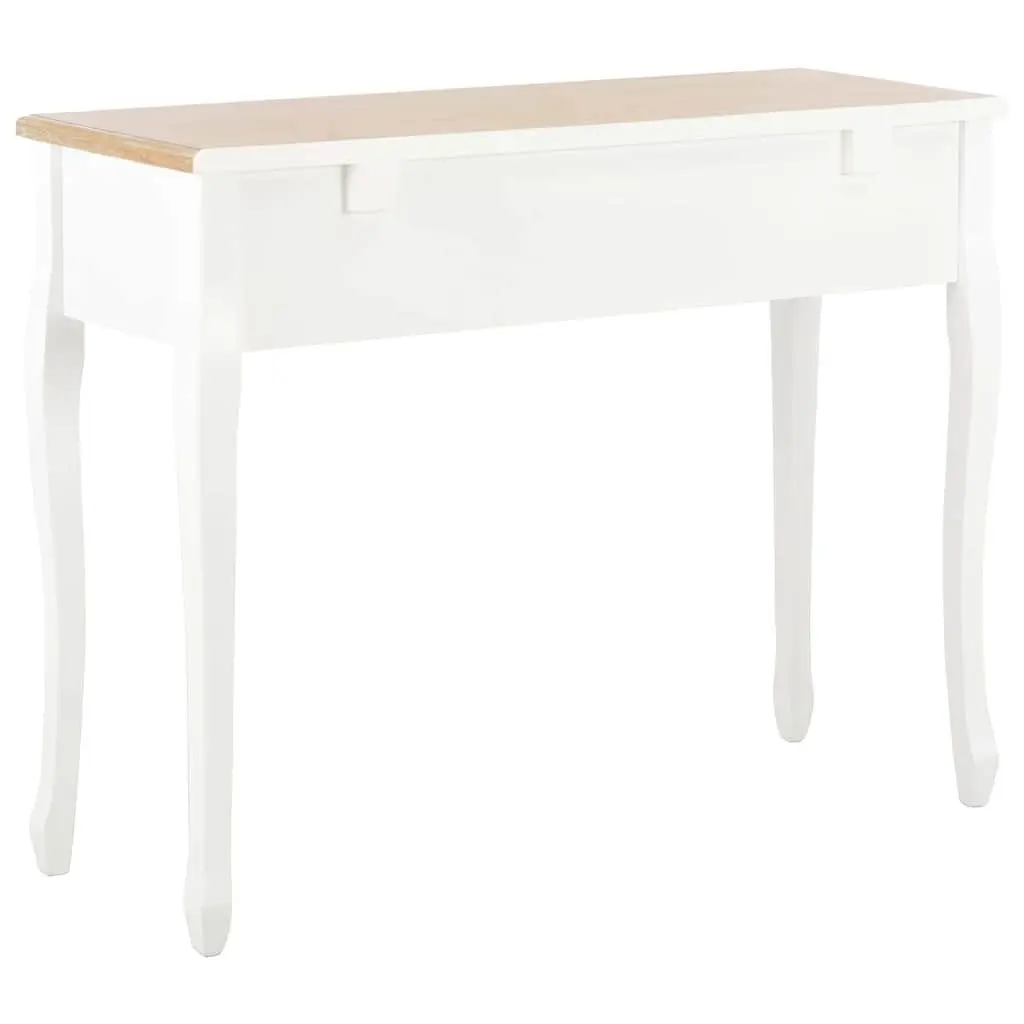Console Table Accent White 3 Drawers Dressing Hallway Living Room