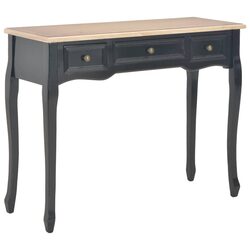Reliable Black Console Dressing Table with Storage