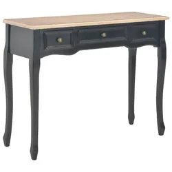 Reliable Black Console Dressing Table with Storage