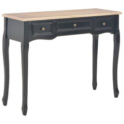 Reliable Black Console Dressing Table with Storage