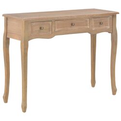 Practical Brown Console Table with Timeless Design