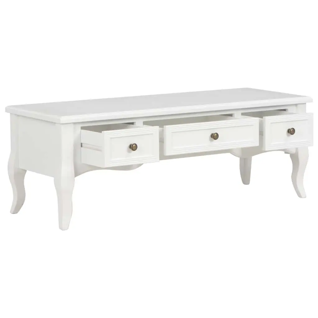 White TV Cabinet with Ample Storage