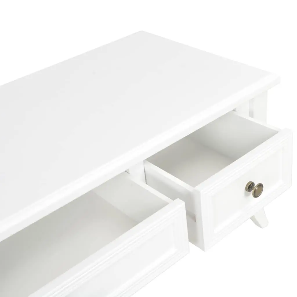 White TV Cabinet with Ample Storage