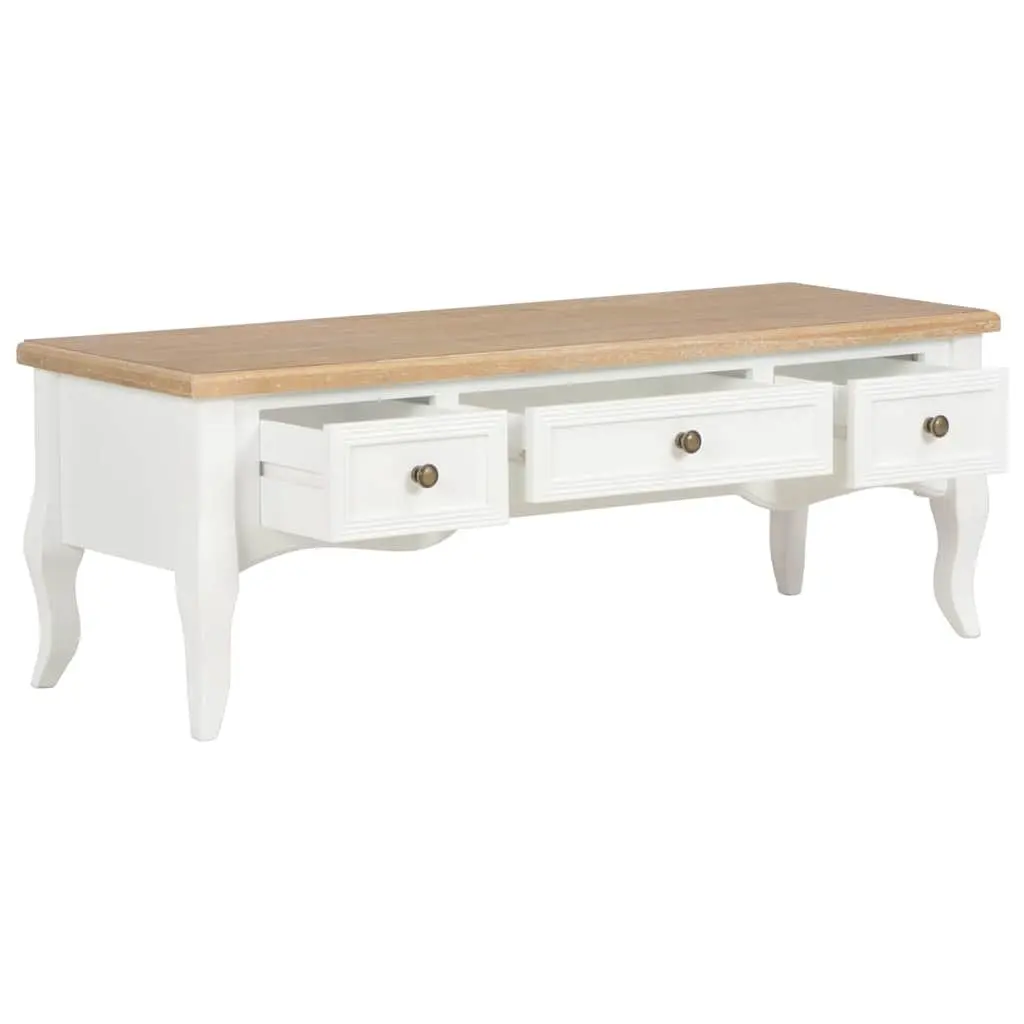 White TV Cabinet with Ample Storage and Elegance
