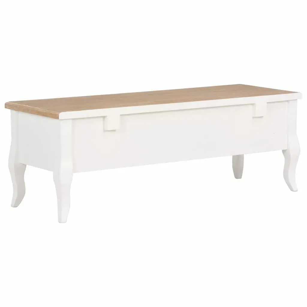 White TV Cabinet with Ample Storage and Elegance