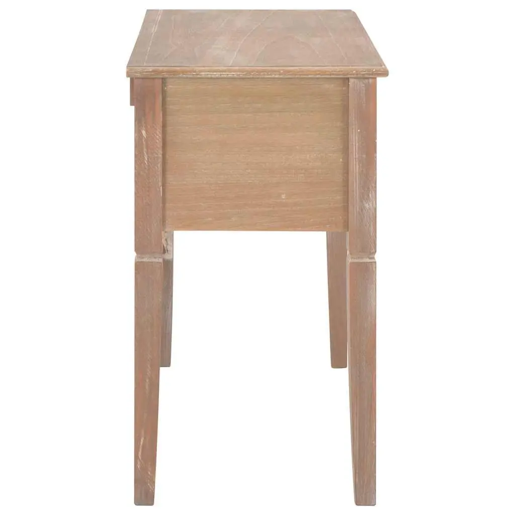 Writing Desk Storage Brown Wood Office Study 1095x450x775mm