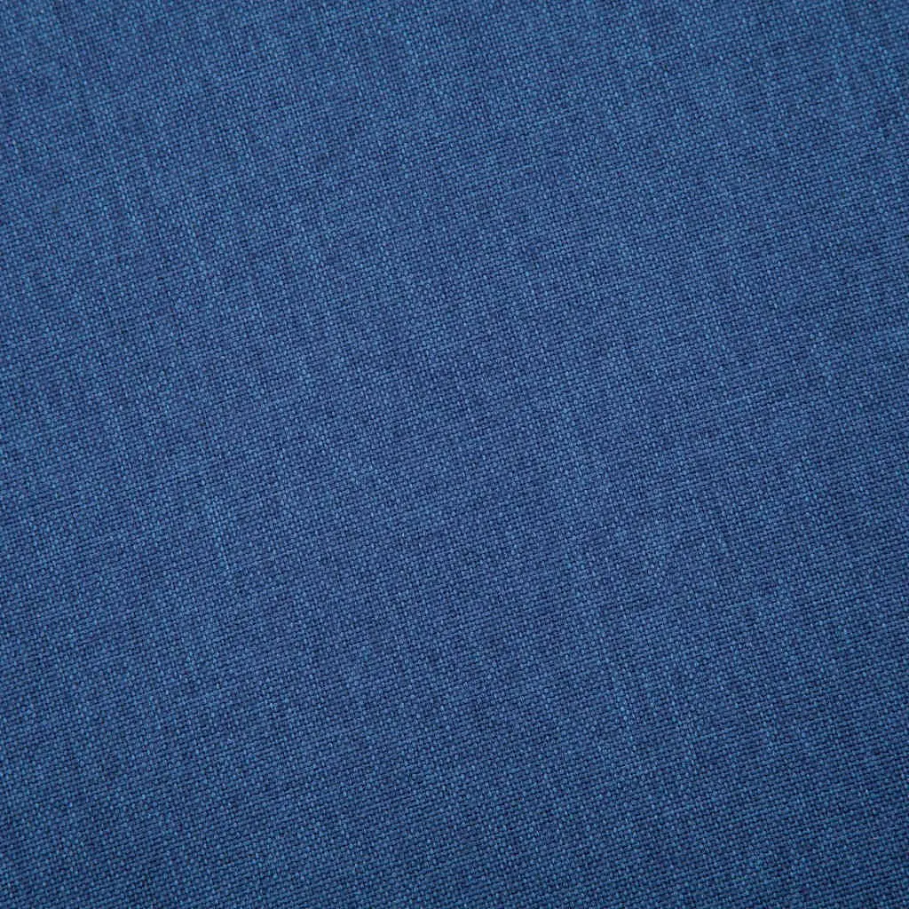 2-Seater Sofa Blue Fabric Couch Living Room Furniture Padded Cushions Removable