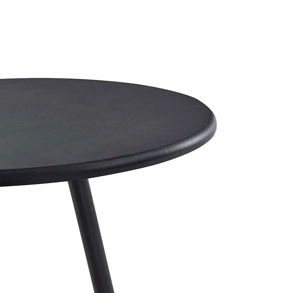 Bar Table Kitchen Dining Bistro Counter High Top 60 x 107.5 cm Black