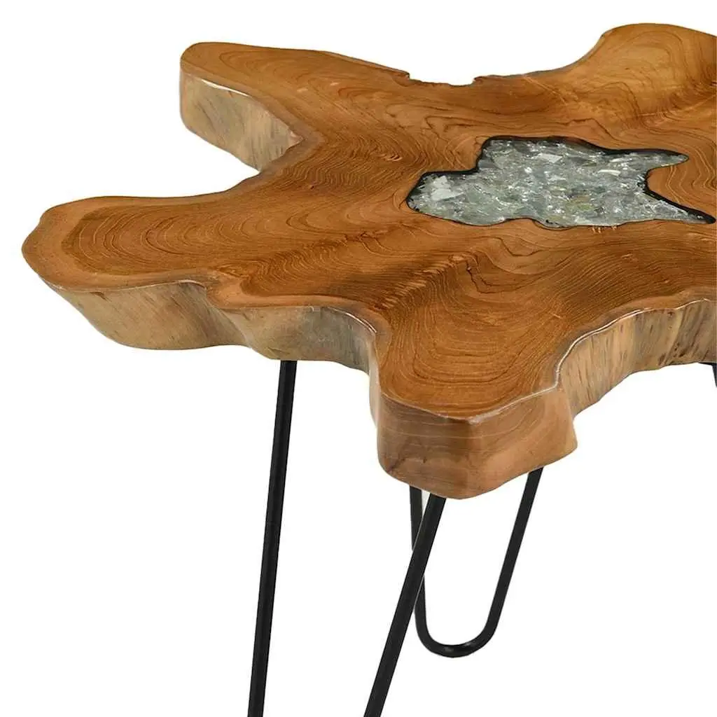 Coffee Table Made of Solid Teak Wood