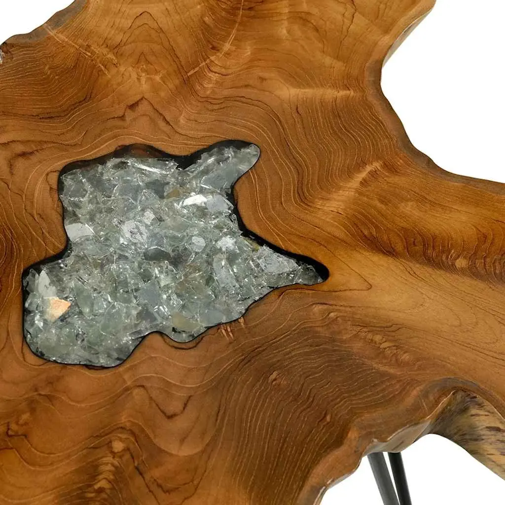 Coffee Table Made of Solid Teak Wood