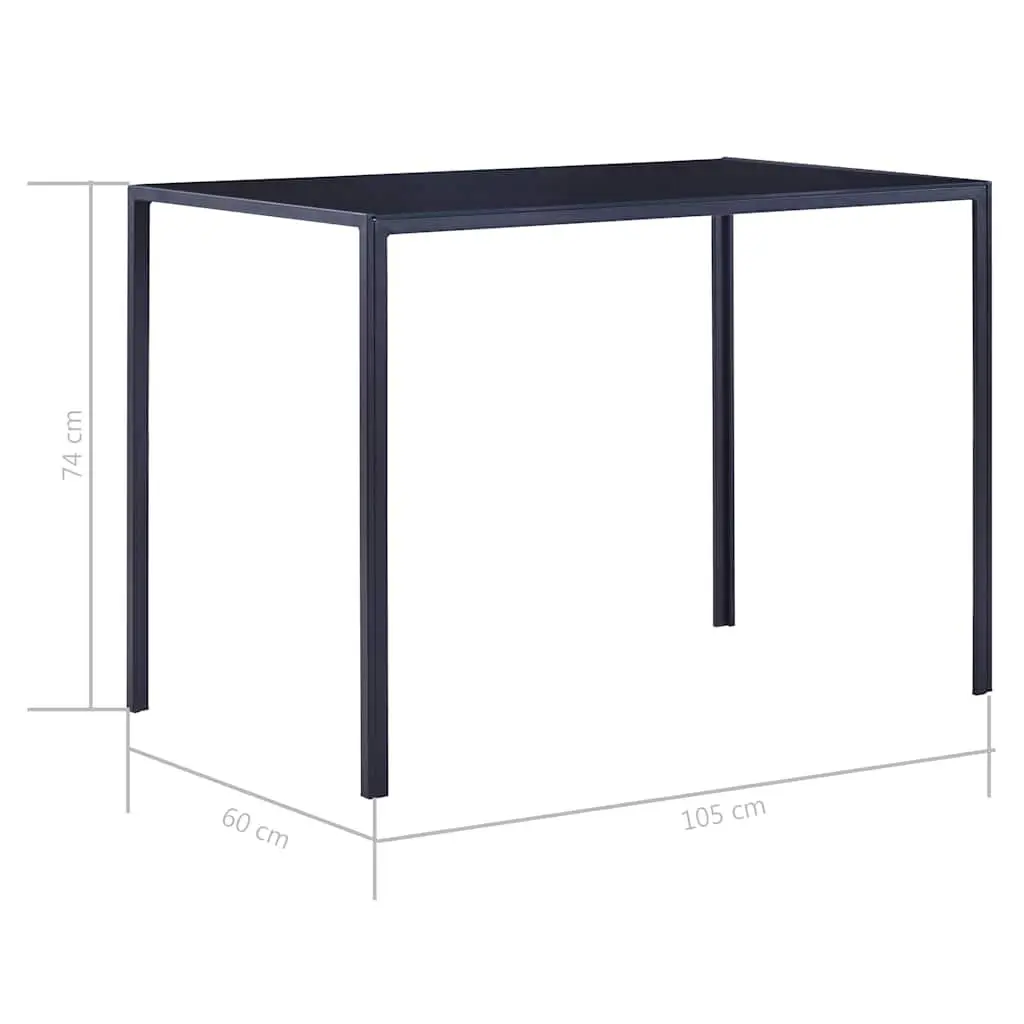 Five Piece Dining Set Modern Table Chairs Wine Red Tempered Glass Kitchen Room