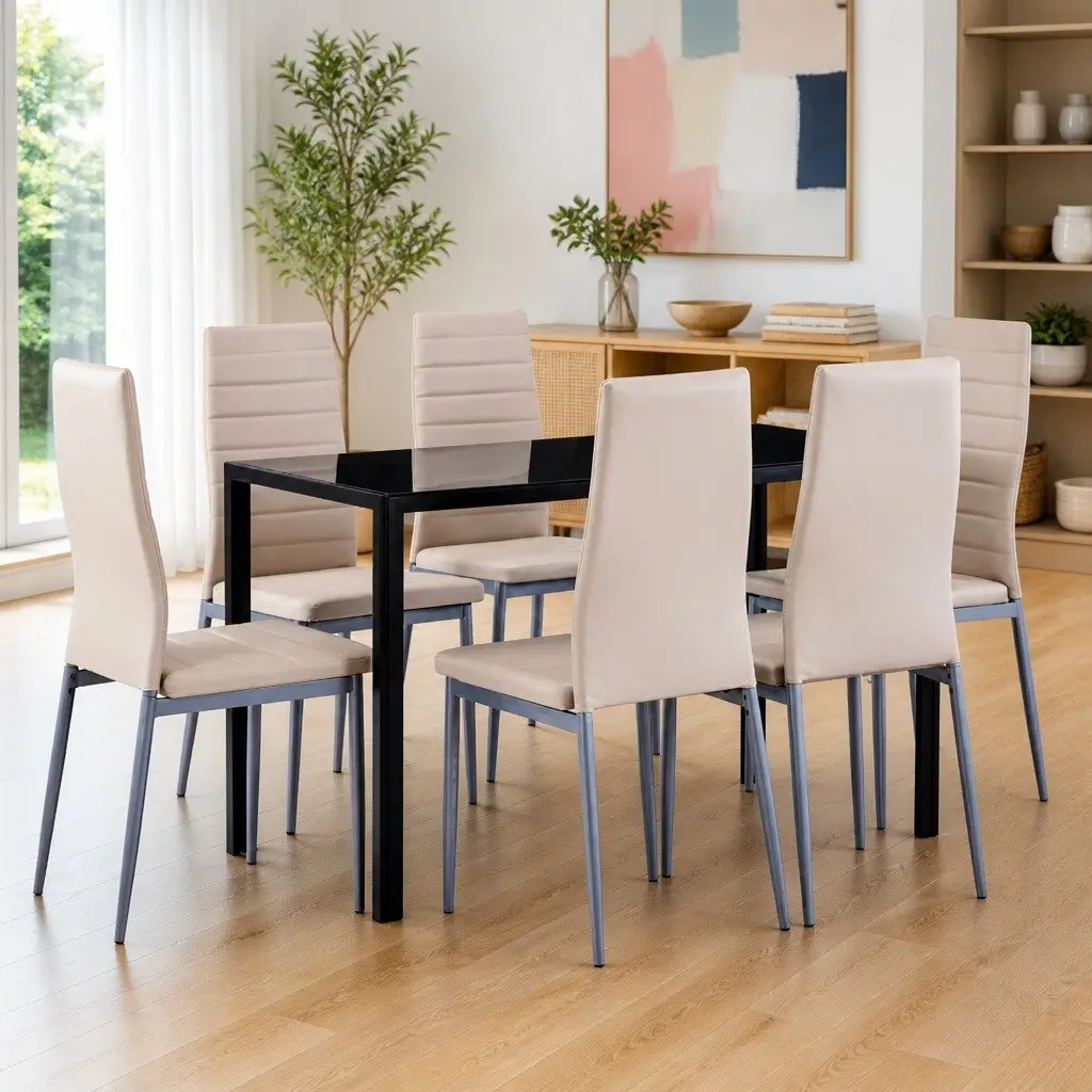7-Piece Dining Set with Comfort and Style