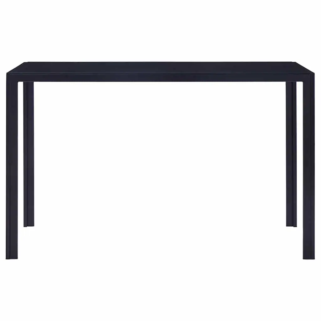 Dining Table Set 7 Piece Modern Kitchen Furniture with 6 Chairs Blue