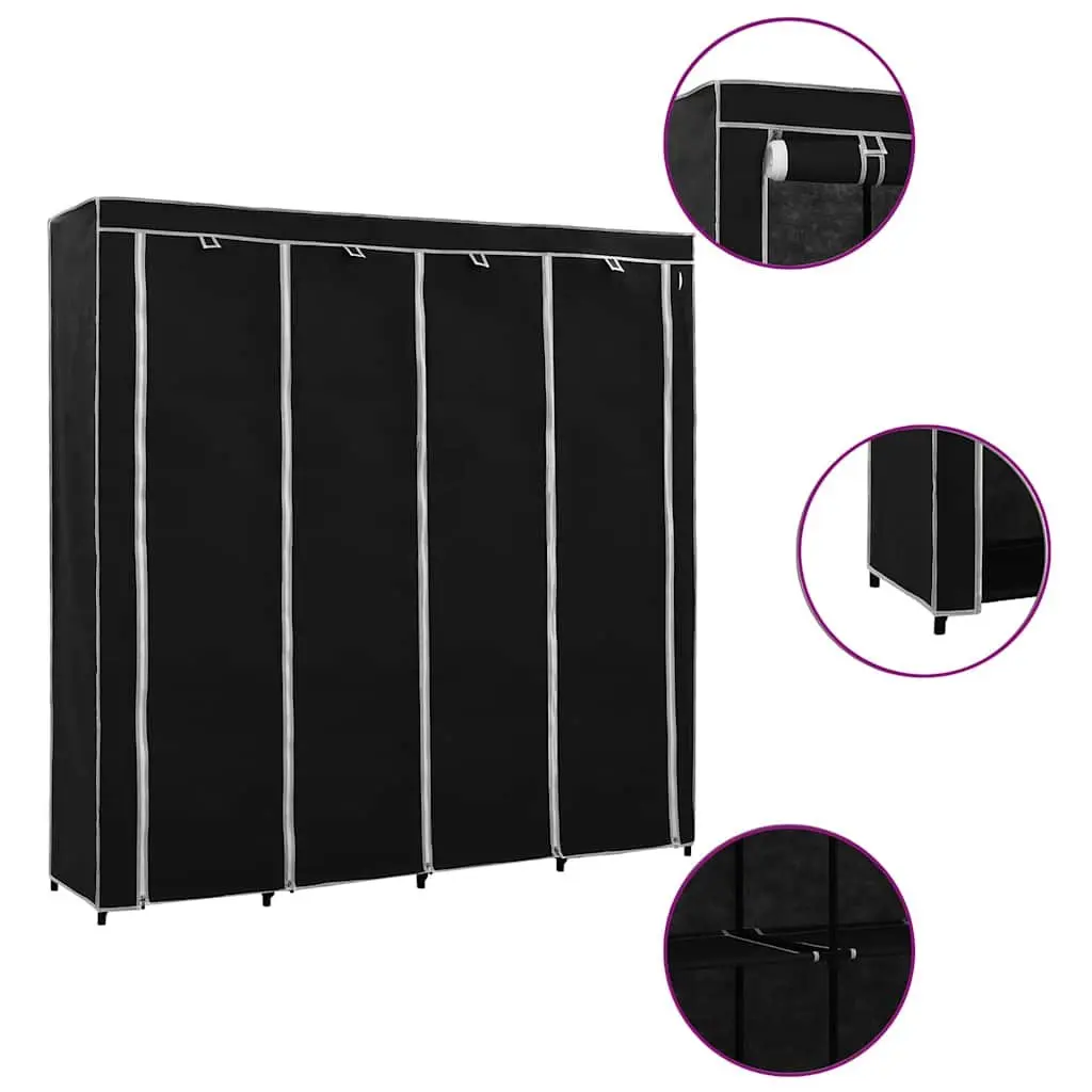 Wardrobe Storage Cabinet with 4 Organized Compartments