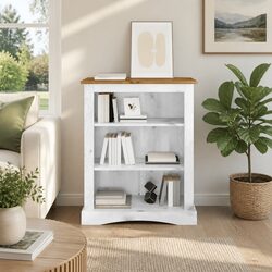 Reliable 3-Tier Wooden Bookcase for Your Home