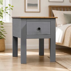 Reliable Grey Nightstand - Storage and Style Combined