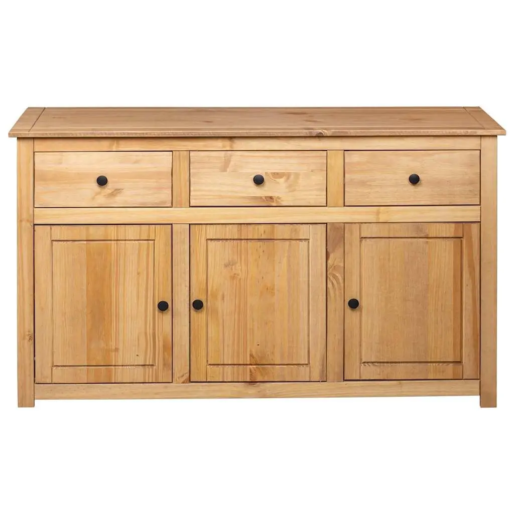 Brown Pinewood Sideboard