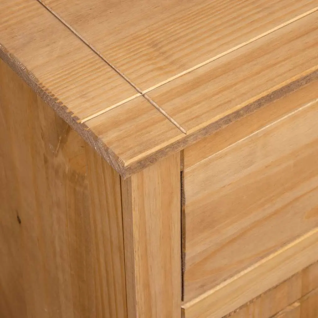 Brown Pinewood Sideboard