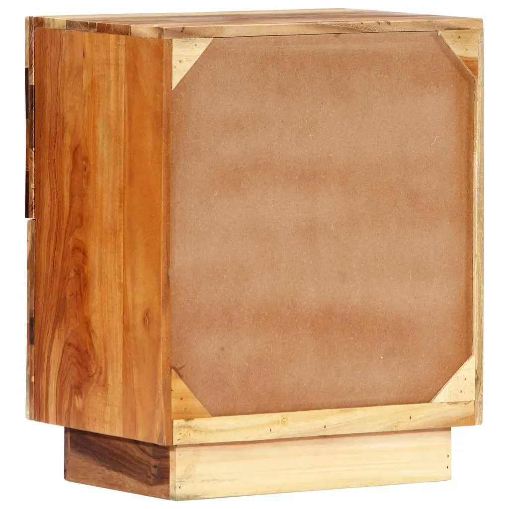 Bedside Cabinet Reclaimed Wood Nightstand 40x30x50 cm Brown