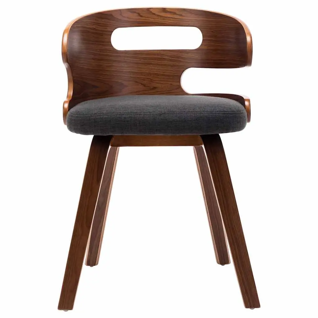 Set of 2 Grey Dining Chairs