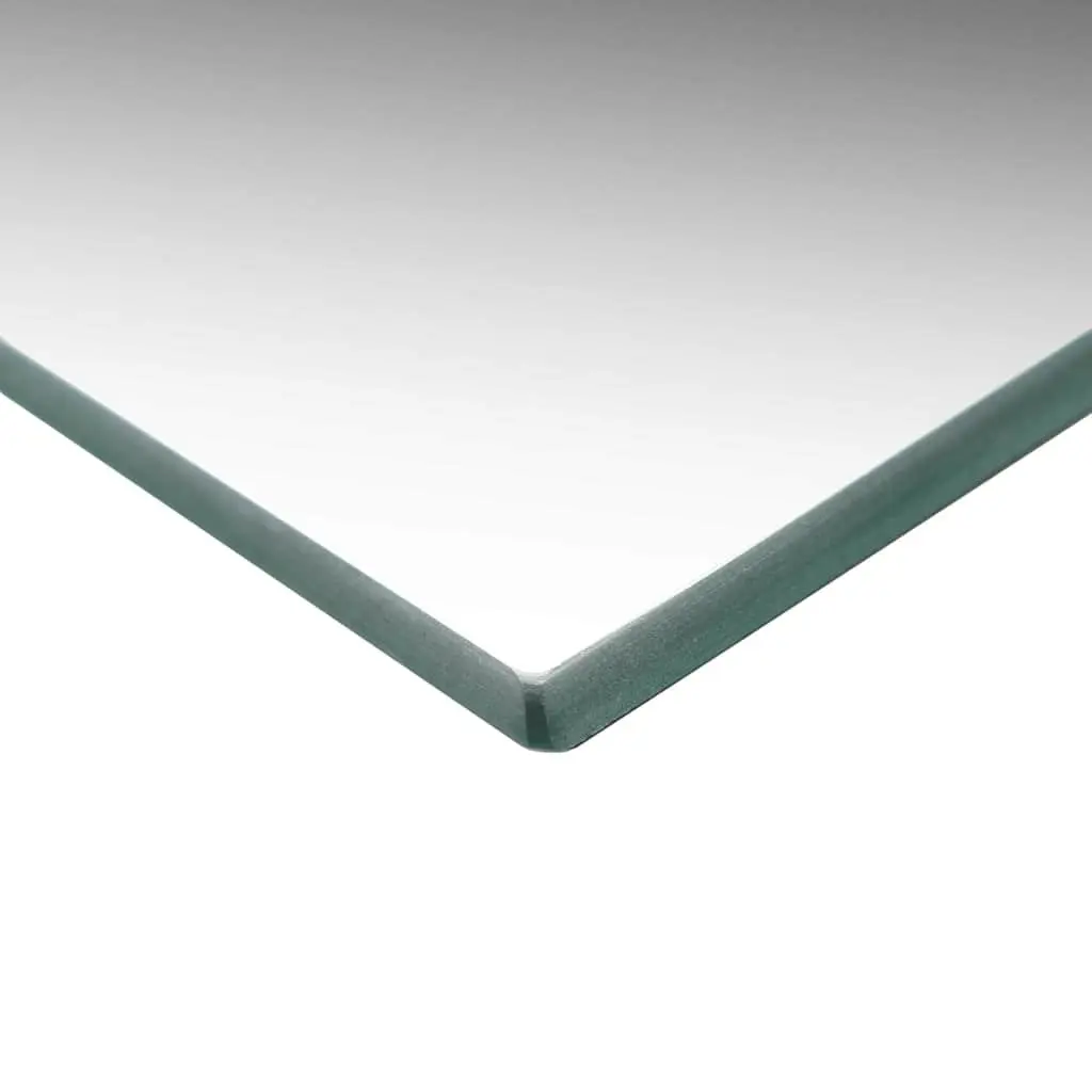Frameless Wall Mirror 70x50 cm Silver Glass Home Decor Reflective