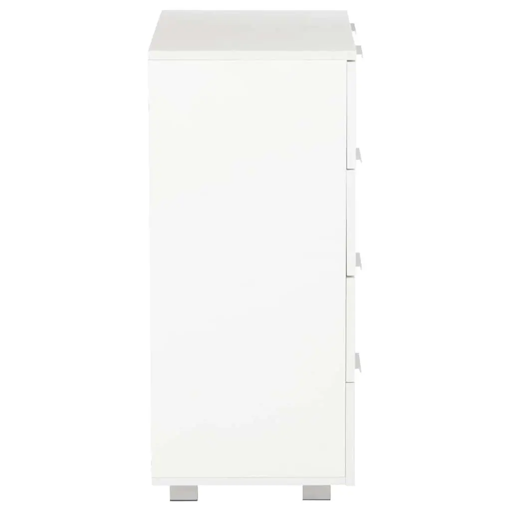 8 Drawer High Gloss White Chest of Drawers Storage Cabinet Bedroom Furniture