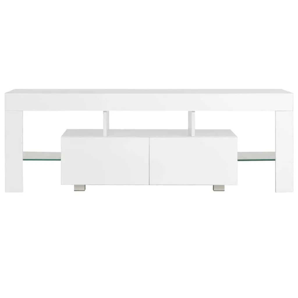 White TV Cabinet with Ample Storage Space