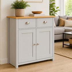Reliable Grey Sideboard Cabinet with Ample Storage Space