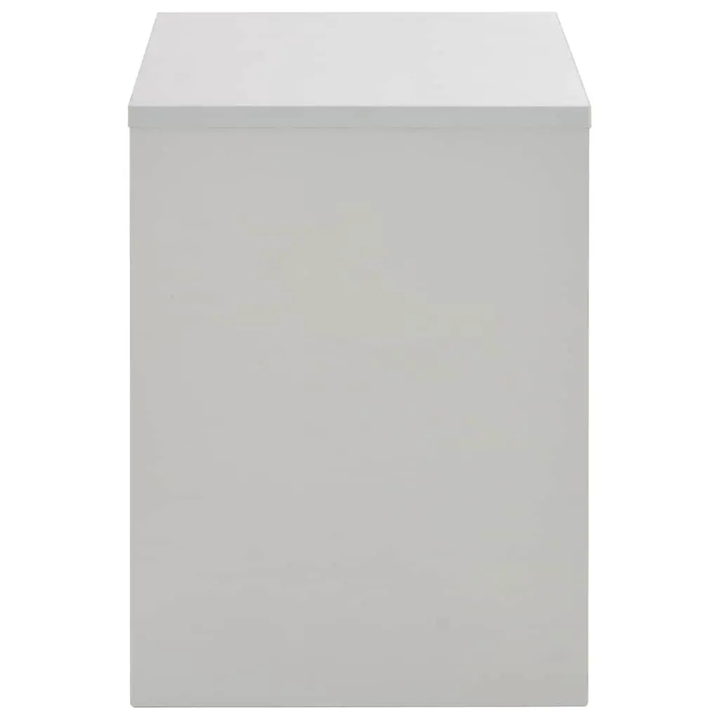 Dressing Table Vanity Makeup Storage with Mirror and Stool Grey 104 x 45 x 131 cm