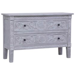 Value-Driven Grey Sideboard with 2 Drawers 90x30x60 cm Cabinet