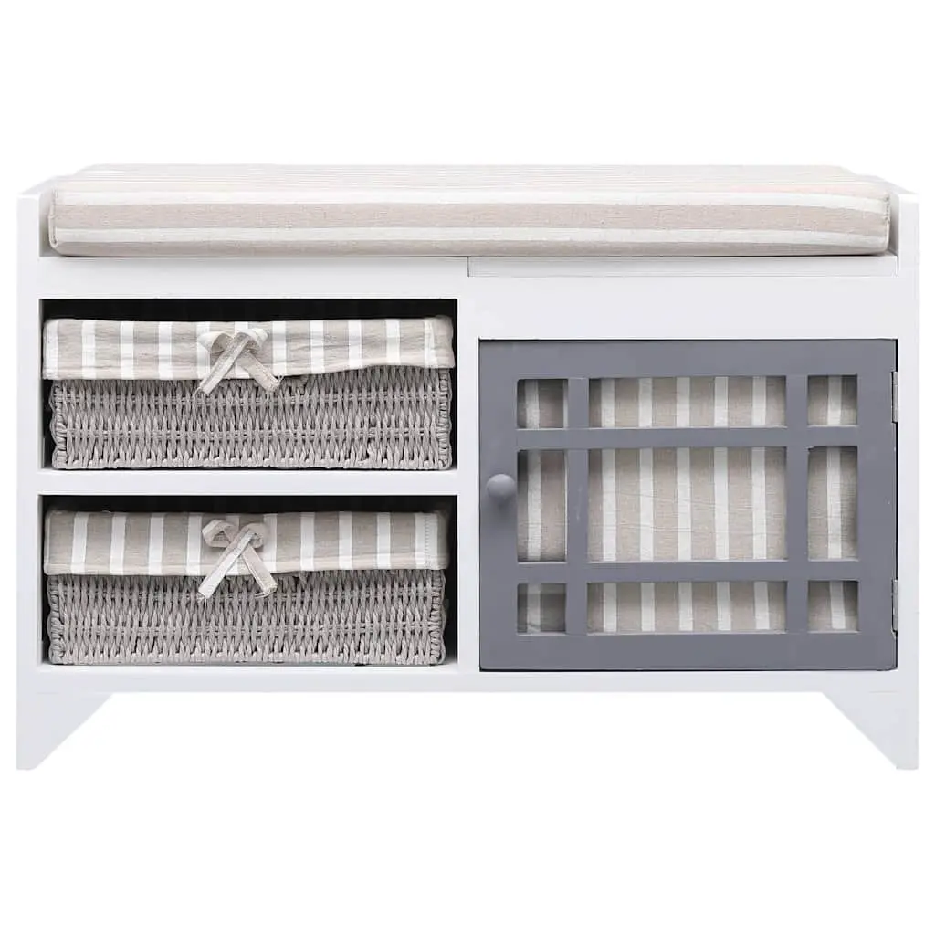 Hall Bench with Ample Storage Solutions