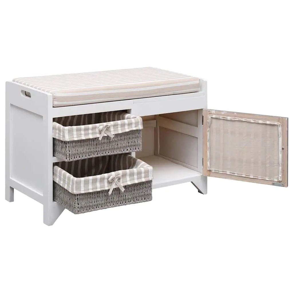 Hall Bench with Ample Storage Solutions