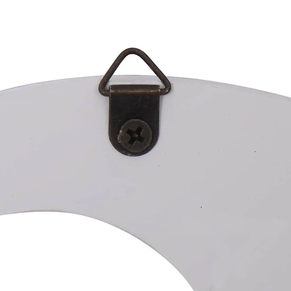 Wall Mounted Coat Rack Family Design 74x29.5cm White Hanging Organizer