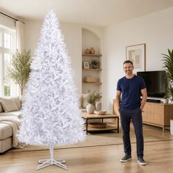 Warm and Reassuring 400 cm White Christmas Tree