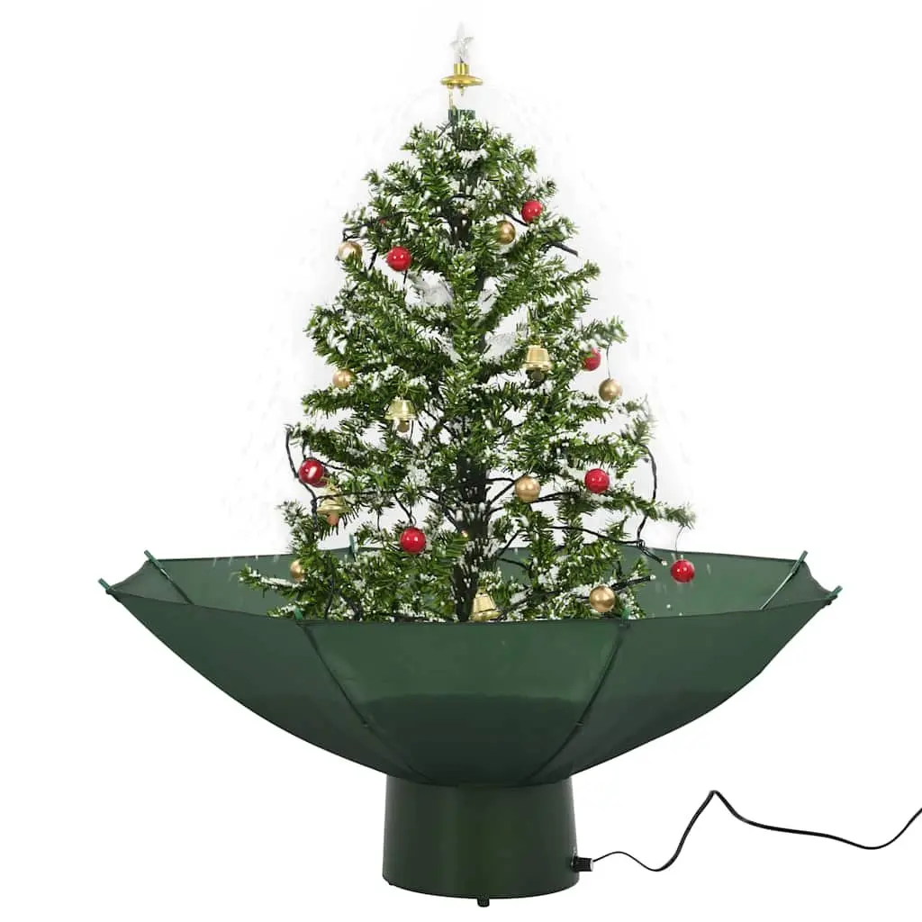 Artificial Tree Green Snow Effect 75cm Holiday Decoration