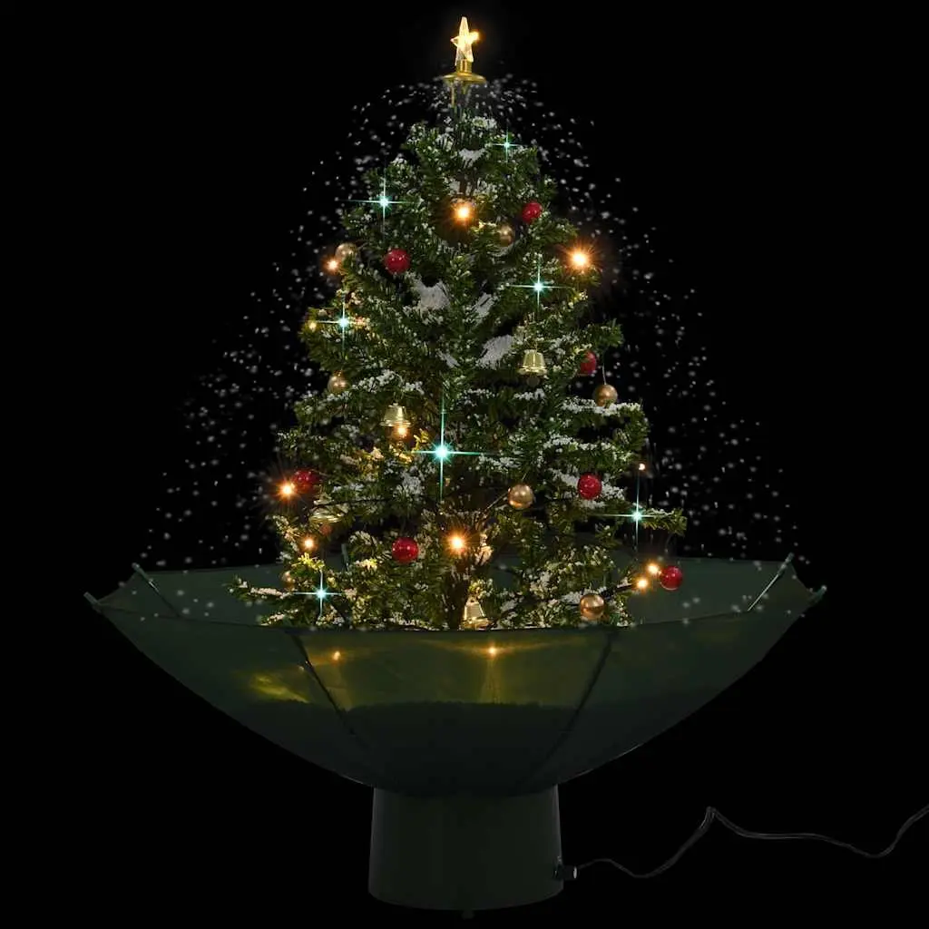 Artificial Tree Green Snow Effect 75cm Holiday Decoration