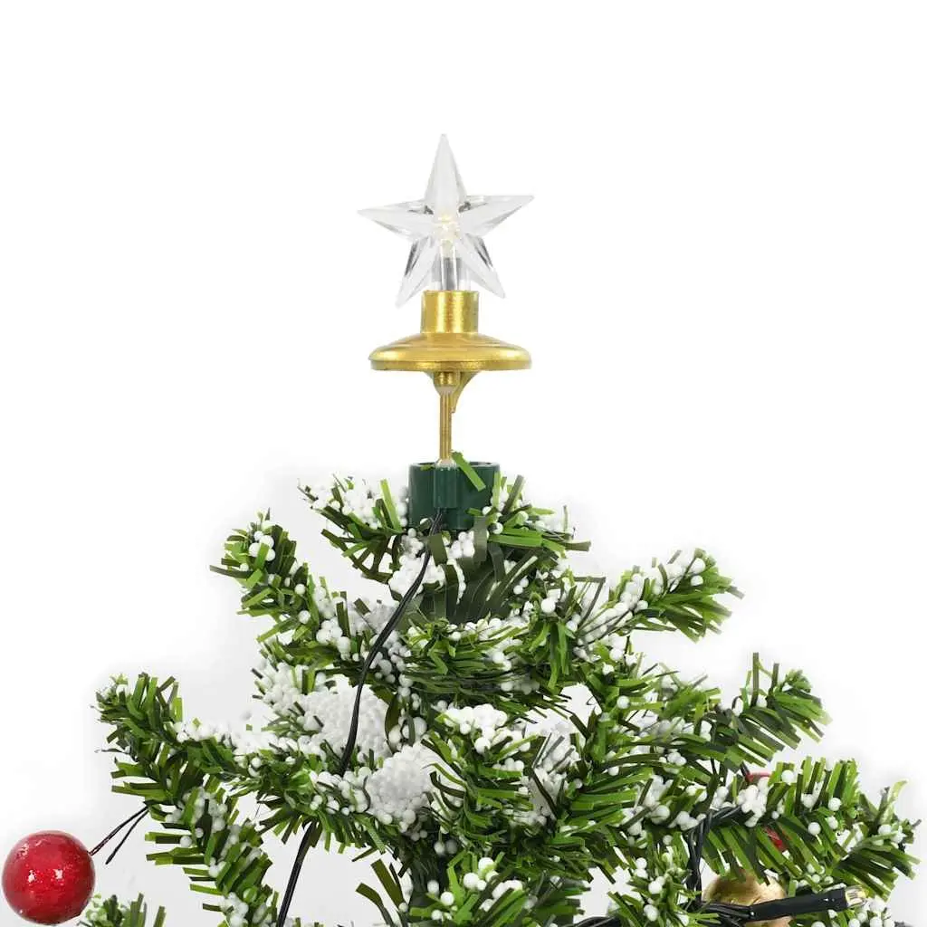 Artificial Tree Green Snow Effect 75cm Holiday Decoration