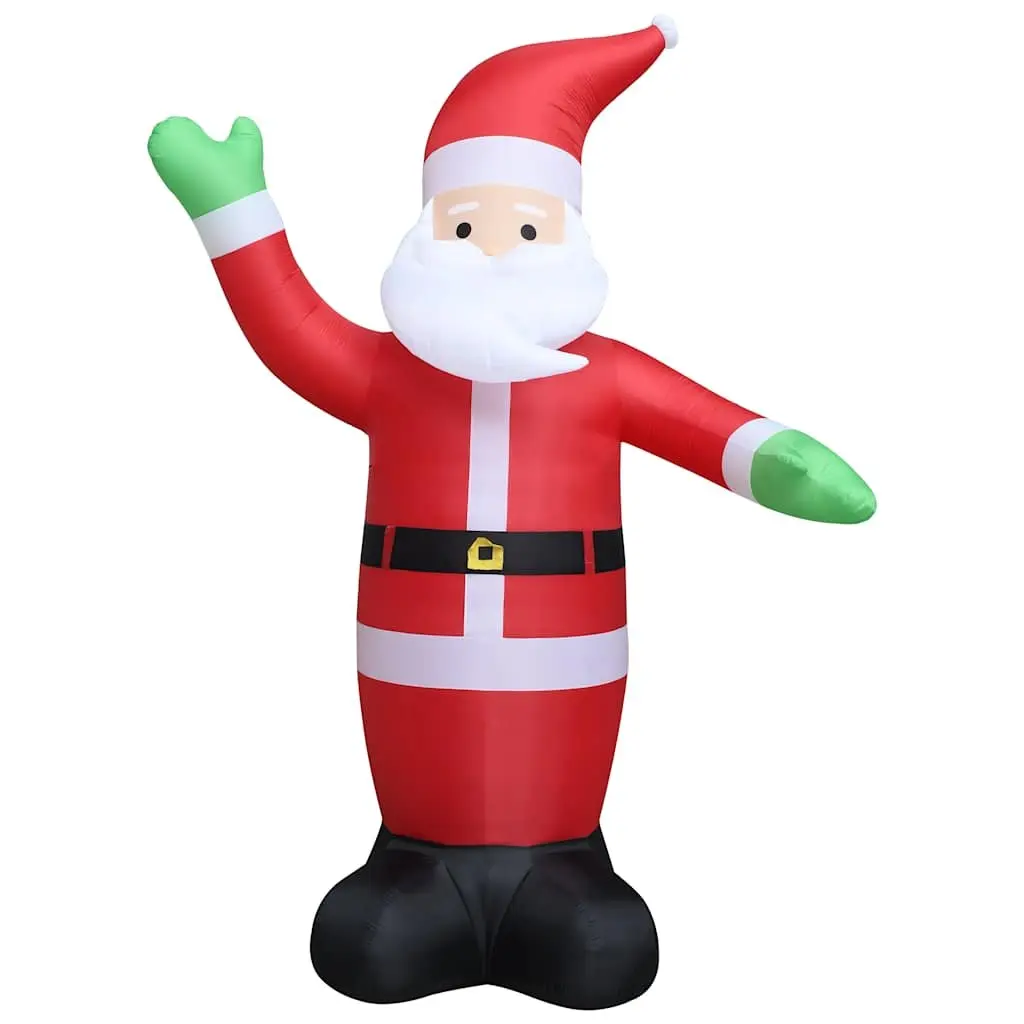 Inflatable Santa Claus Decoration Outdoor Christmas 600cm XXL Waving LED Display