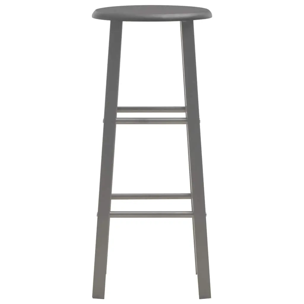 Bar Stools Contemporary Seating Anthracite 2 Piece