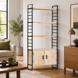 4-Tier Bookcase: Practical and Stylish Storage