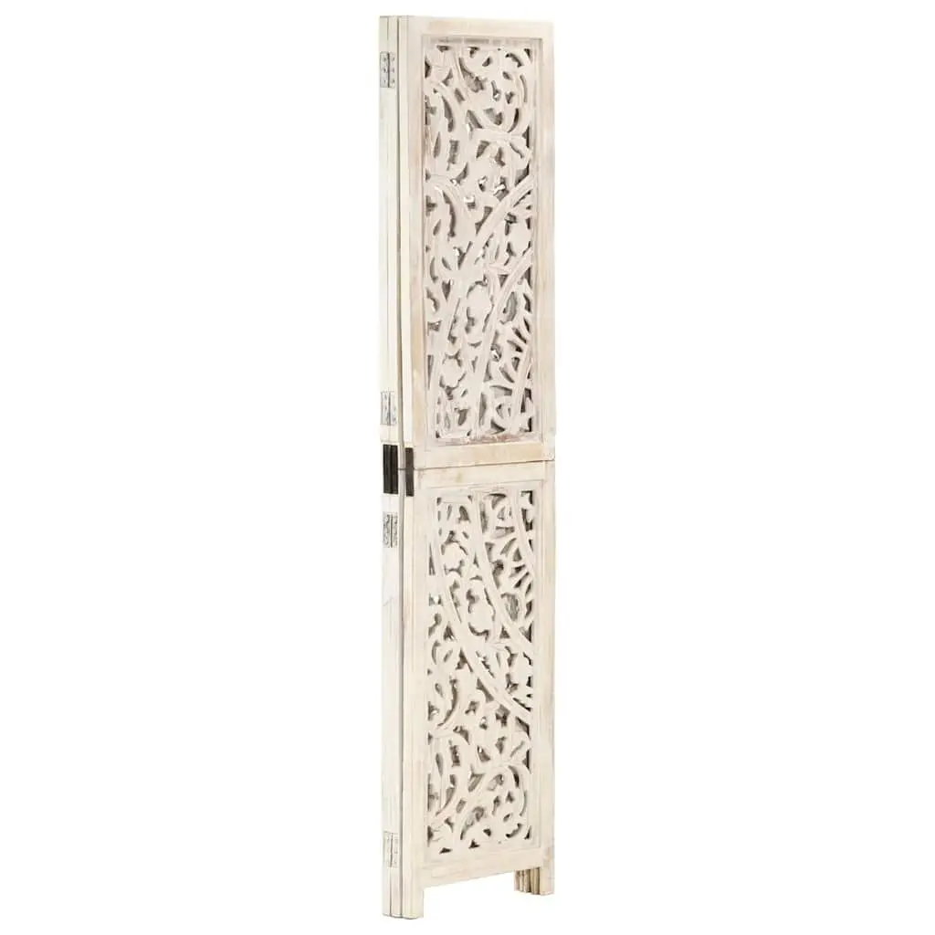 3-Panel Room Divider Folding Privacy Partition 120x165cm White