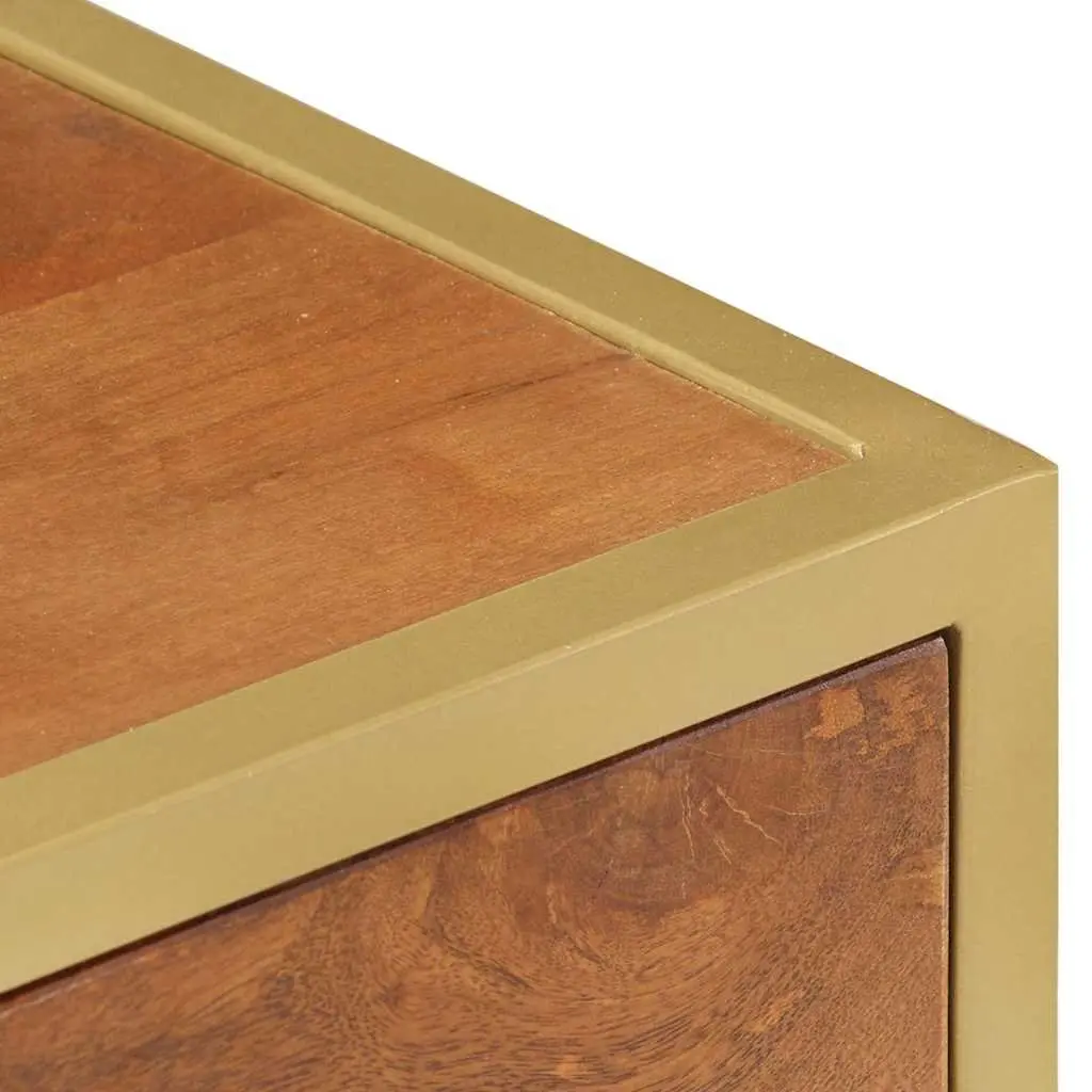 Wooden Bedside Cabinet with 2 Drawers 40x35x50 cm