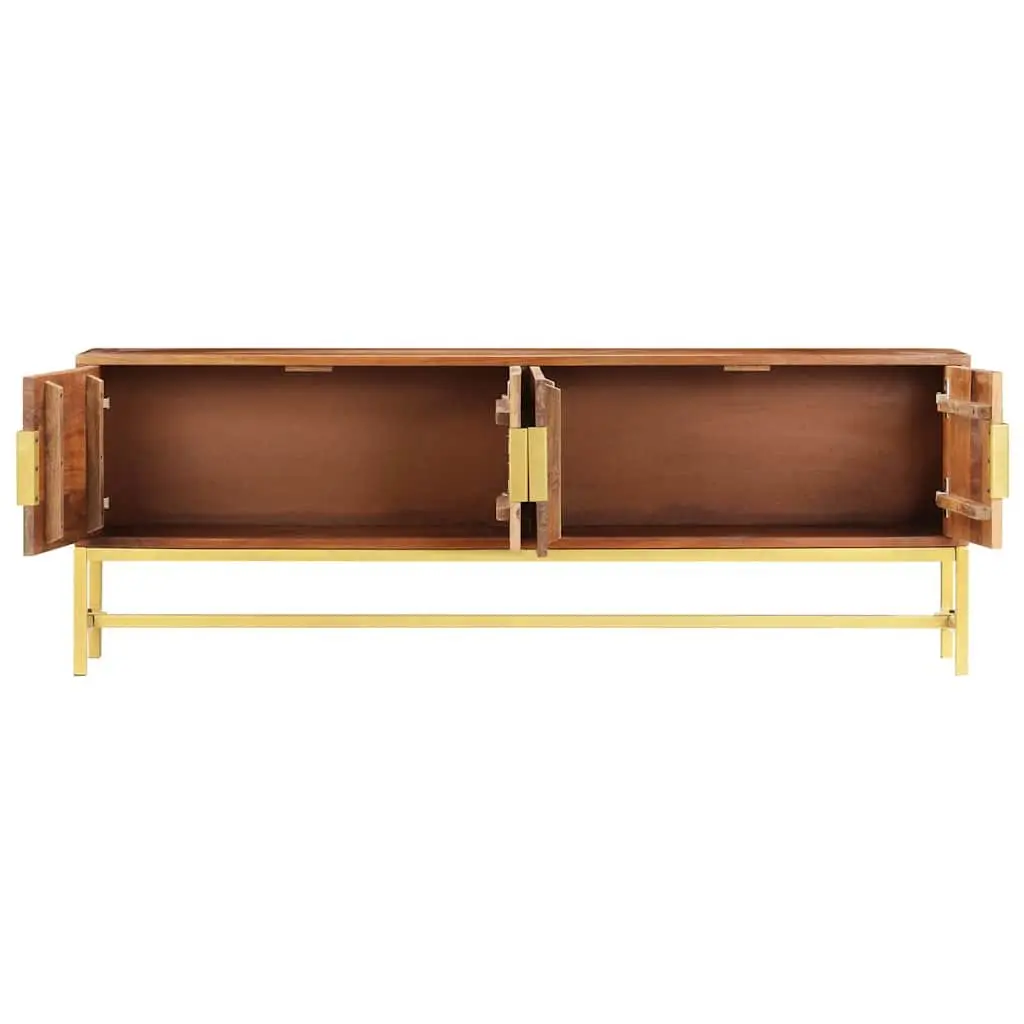 TV Cabinet Storage Unit 140x30x50 cm Brown Solid Acacia Wood