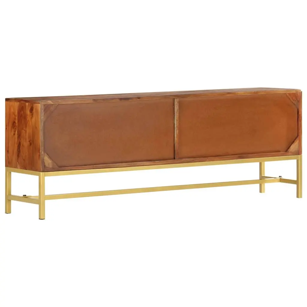 TV Cabinet Storage Unit 140x30x50 cm Brown Solid Acacia Wood